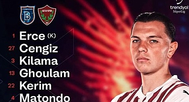 HATAYSPOR’UN İLK 11’İ AÇIKLANDI