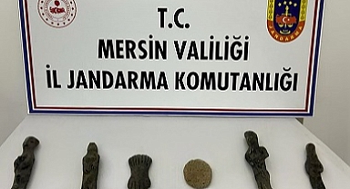 Tarihi eser niteliğinde 6 obje ele geçirildi