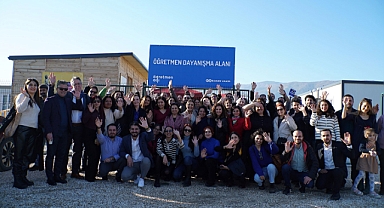 HATAY’DA ÖĞRETMEN DAYANIŞMA ALANI AÇILDI