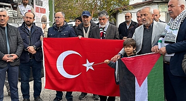 Hatay'da teröre tepki, Gazze'ye destek yürüyüşü düzenlendi