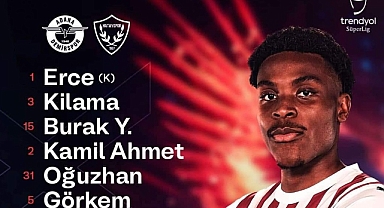 HATAYSPOR’UN ADANA DEMİRSPOR İLK 11’İ BELLİ OLDU