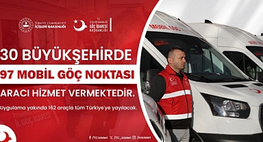 Mobil Göç Noktası Uygulaması, Tüm Türkiye'ye Yayılıyor
