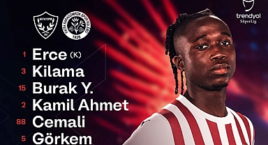 A. HATAYSPOR’UN İLK 11’İ BELLİ OLDU