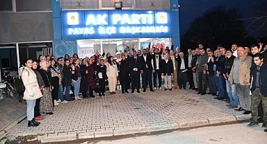 BAŞKAN ALTAN MEŞALELERLE KARŞILANDI