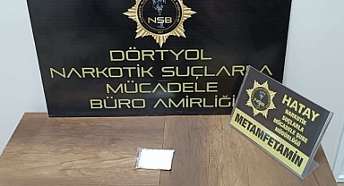 Dörtyol'da 49,09 gram sentetik uyuşturucu ele geçirildi