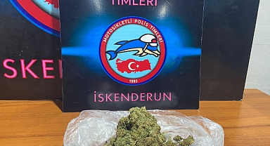 Hatay'da üzerinde uyuşturucu bulunan şüpheli yakalandı