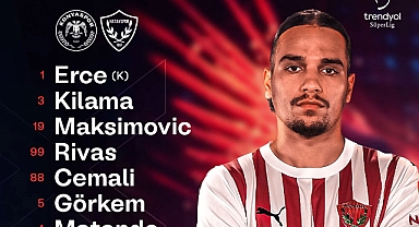 HATAYSPOR’UN İLK 11’İ AÇIKLANDI