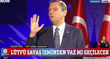 ÖZGÜR ÖZEL LÜTFÜ SAVAŞ’I REDDETTİ: “HATAY’DA İTTİFAK KURACAĞIZ”