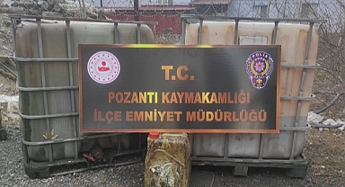 Bin litre kaçak akaryakıt ele geçirildi