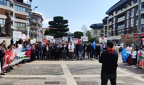 İsrail&#039;in Gazze&#039;ye saldırıları protesto edildi