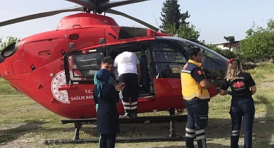 Ambulans Helikopter 4 Günlük Bebek İçin Havalandı