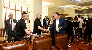 Başkan Mehmet Dönmez Personelle Bayramlaştı