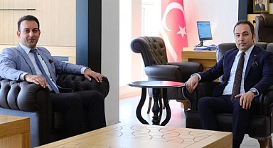 Başkan Özgün, Kaymakam Çoban İle Fikir Alışverişinde Bulundu