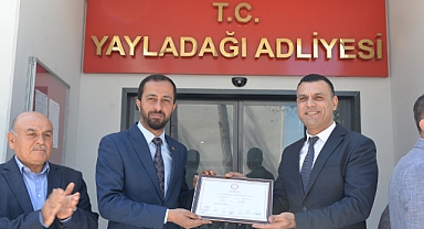 Başkan Yalçın, Mazbatasını aldı
