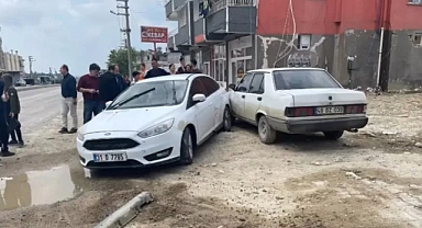 TAKLA ATAN ARAÇTAN YARA ALMADAN KURTULDU!