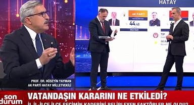 Yayman: Bu Başarı Hatay’ın Başarısıdır