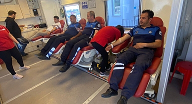 Zabıta Personelinden Kan Kampanyasına Destek