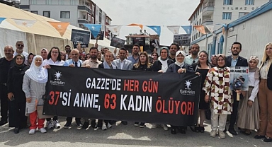 AK Partili Kadınlar Filistinli Anneler İçin Ses Verdi