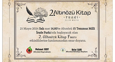 Altınözü 2. Kitap Fuarı Başlıyor