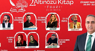 ALTINÖZÜ 2. KİTAP FUARI’NA KATILACAK İSİMLER BELLİ OLDU