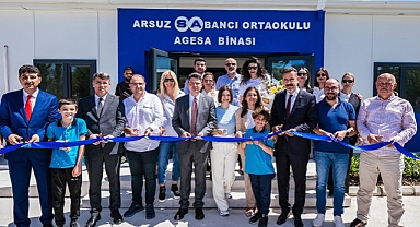 Arsuz Sabancı Ortaokulu AgeSA Binası Hatay’a Kazandırıldı