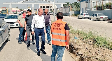 Başkan Yapar, Çalışmaları İnceledi