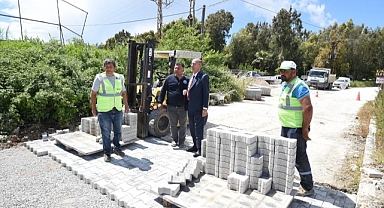 Başkan Yapar, Yol Çalışmalarını Yerinde İnceledi      