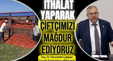 Çalışkan: Çiftçilere Yeterli Destek Verilmiyor