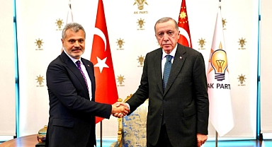 Cumhurbaşkanı Erdoğan Başkan Öntürk’ü Kabul Etti