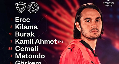 HATAYSPOR’UN İLK 11’İ BELLİ OLDU