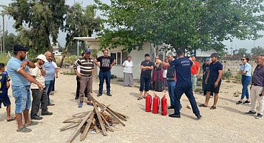 HBB, Konteyner Kentlerde Ve Öğrenci Yurtlarında Yangın Tatbikatı Yaptı