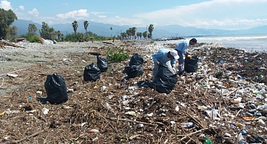 HBB, Yoğun Yağışlar Sonrası Sahilleri Temizliyor