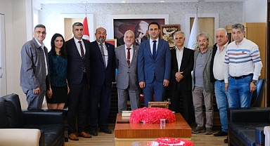 Spor Adamlarından Başkan Özgün'e Ziyaret