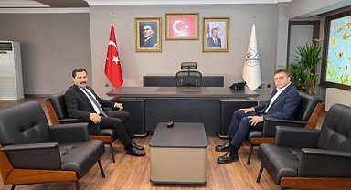 Vali Masatlı'dan Başkan Dönmez'e Tebrik Ziyareti