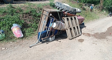 Annesinin kullandığı traktörün altında kalan çocuk öldü