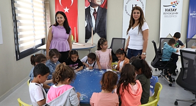 Atölyelerde Çocuklar Eğlenerek Öğrendi