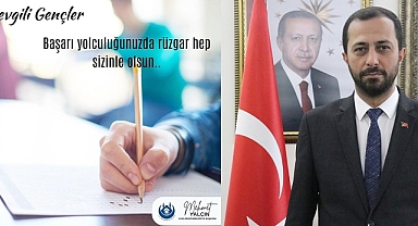 Başkan Yalçın, Öğrencilere Başarı Diledi