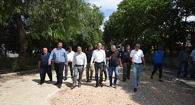 Başkan Yapar, Çalışmaları Yerinde İnceliyor