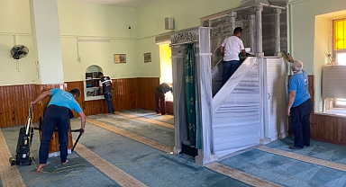 Bayram Öncesi İbadethaneler Temizlendi