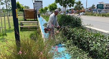 HBB Yeşil Alanlarda Bakım Çalışmalarını Sürdürüyor