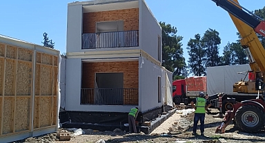 Karabulut, Serinyol'da Yapımı Devam Eden Lojmanları Denetledi