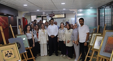 Kaymakam Sert'ten Yılsonu Sergisine Tam Destek