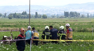KAYSERİ'DE EĞİTİM UÇAĞI DÜŞTÜ: 2 ŞEHİT