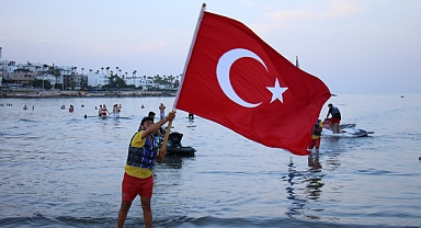 Plajlara mavi bayrak çekilmesiyle turizm sezonu başladı
