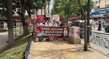 Sağlık çalışanları Gazze için