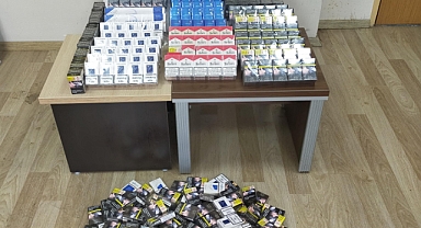 1040 Paket Gümrük Kaçağı Sigara Ele Geçirildi