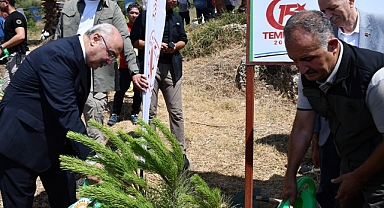 15 Temmuz şehitleri için fidan dikildi
