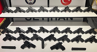 26 ruhsatsız tabanca ele geçirildi