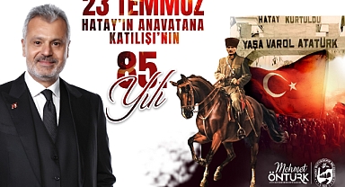 Anavatanımıza Katılışın 85. Yıldönümünü Kutluyoruz