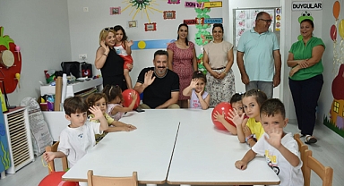 Başkan Üstün'den Kreş ve Gündüz Bakım Evi'ne Ziyaret